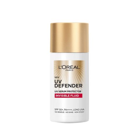 Kem Chống Nắng L'Oreal Paris UV Defender Serum Invisible Fluid SPF50+/PA++++ 50ml - Bảo Vệ Da Khỏe Mạnh, Không Bóng Nhờn, Dùng Hằng Ngày