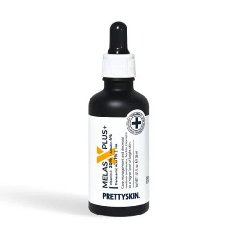 Tinh Chất Dưỡng Trắng Mờ Thâm Nám Pretty Skin Melas X Plus+ - Serum Chính Hãng Hàn Quốc Giúp Làm Sáng Da và Giảm Thâm Nám
