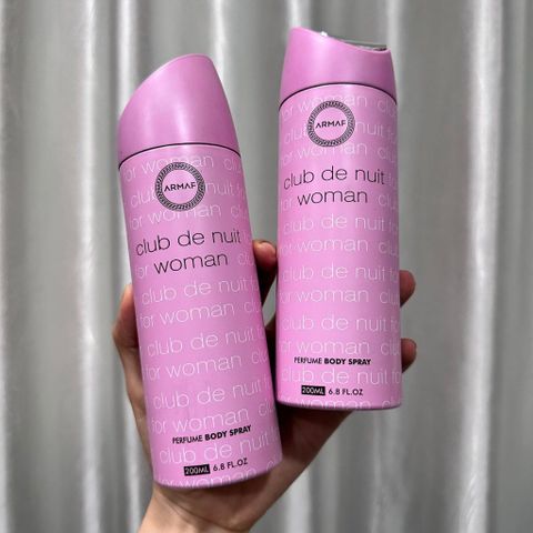 Xịt Thơm Toàn Thân Nữ Armaf Club De Nuit Woman 200ml - Hương Nước Hoa Sang Trọng, Quyến Rũ Cho Phụ Nữ Hiện Đại