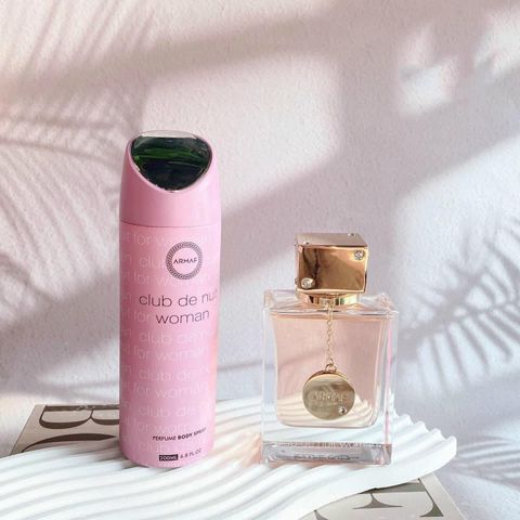 Xịt Thơm Toàn Thân Nữ Armaf Club De Nuit Woman 200ml - Hương Nước Hoa Sang Trọng, Quyến Rũ Cho Phụ Nữ Hiện Đại