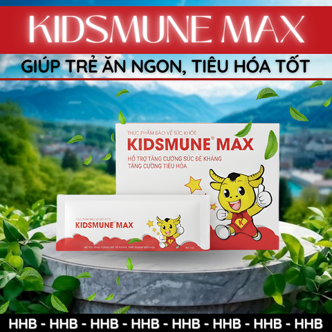 Kidsmune Max - Cốm Tăng Đề Kháng Và Hỗ Trợ Tiêu Hóa Cho Trẻ Từ 3 Tuổi, Giúp Bé Ăn Ngon, Ngủ Ngon, Khỏe Mạnh Mỗi Ngày