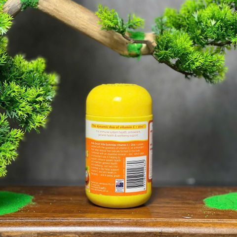 Kẹo Dẻo Bổ Sung Vitamin C cho Bé Nature's Way Kids Smart Vita Gummies 60 Viên - Hỗ Trợ Sức Đề Kháng và Kẽm