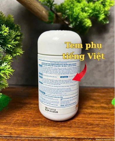 Viên uống DHA cho trẻ em Nature’s Way Kids Smart Bursts 300mg - Hỗ trợ phát triển não bộ & thị giác, 50 viên chính hãng