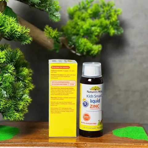 Nature's Way Kids Smart Liquid Zinc 100ml - Bổ sung kẽm dạng nước cho bé, tăng cường sức đề kháng và hỗ trợ tiêu hóa - Hàng Úc