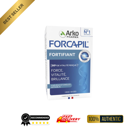 Viên Uống Hỗ Trợ Mọc Tóc Arkopharma Forcapil Fortifiant - Giảm Rụng Tóc, Bổ Sung Vitamin B & Biotin, Sản Phẩm Chính Hãng Pháp