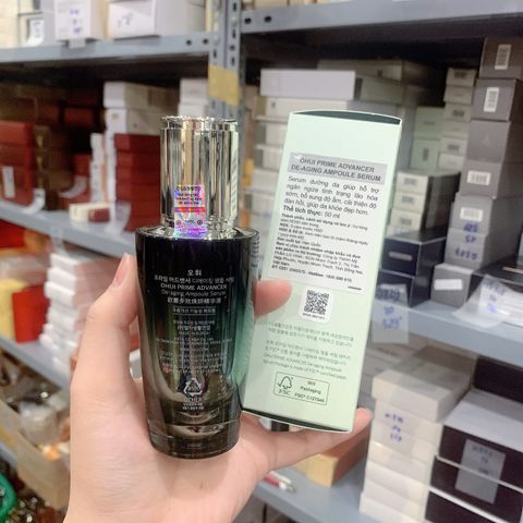 Tinh Chất Ngăn Ngừa Lão Hóa Ohui Prime Advancer De Aging Ampoule Serum 50ml - Dưỡng Da Săn Chắc, Chống Nhăn, Trắng Sáng Tự Nhiên