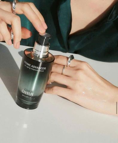 Tinh Chất Ngăn Ngừa Lão Hóa Ohui Prime Advancer De Aging Ampoule Serum 50ml - Dưỡng Da Săn Chắc, Chống Nhăn, Trắng Sáng Tự Nhiên