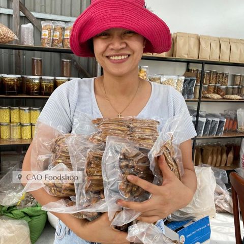 500gr Chuối sấy dẻo nguyên vị từ chuối sạch 100% trồng tự nhiên siêu ngon, dẻo thơm từng miếng, ép dẻo dễ ăn
