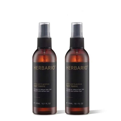 Set 2 Nước Dưỡng Tóc Vỏ Bưởi và Bồ Kết Herbario 100ml - Giảm Rụng Tóc và Cấp Ẩm Tóc Hiệu Quả Chăm Sóc Tóc Thiên Nhiên