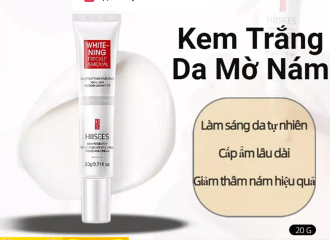 Kem Bôi Nám Ngày Đêm YOUBUY HIISEES - Dưỡng Ẩm, Làm Trắng Da, Mờ Thâm Nám, Chống Tàn Nhang - Sản Phẩm Chăm Sóc Da Tối Ưu
