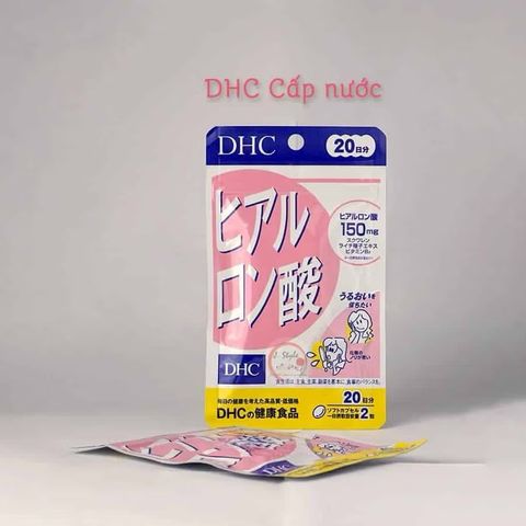 Viên uống cấp nước DHC 20 ngày Nhật Bản - Giúp da căng mọng, mịn màng với Hyaluronic Acid, bổ sung độ ẩm tự nhiên