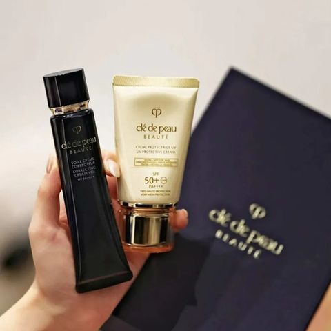 Set Kem Chống Nắng Clé De Peau Beaute SPF 50g & Voile Creme Correcteur 40g - Bảo vệ và Làm đẹp Da, Chống Nắng Hiệu Quả Thế Giới Làm Đẹp
