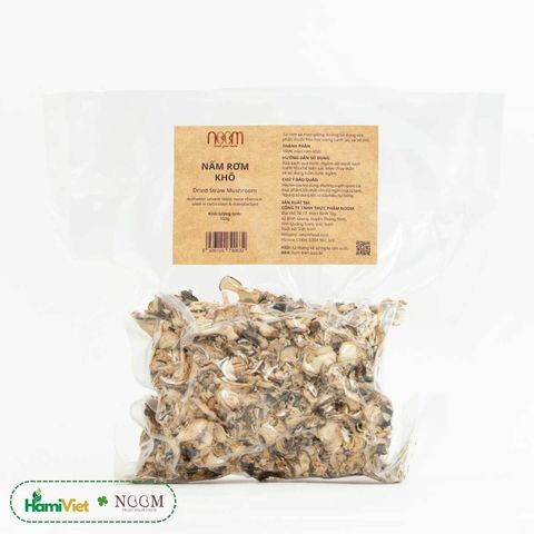 Nấm Rơm Khô Noom Nguyên Chất - Hương Vị Tự Nhiên, Thay Thế Bột Ngọt Cho Món Ăn Ngon Miệng, 100g/500g