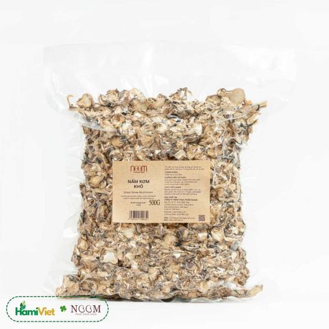 Nấm Rơm Khô Noom Nguyên Chất - Hương Vị Tự Nhiên, Thay Thế Bột Ngọt Cho Món Ăn Ngon Miệng, 100g/500g