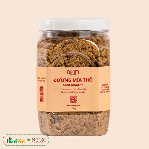 Đường Mía Thô 400g Noom - Nguyên Chất Rich Vitamin và Khoáng Chất, Dạng Vụn Giữ 100% Mật Nguyên Vẹn, Hữu Cơ Việt Nam