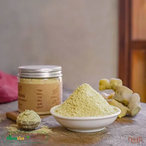 Bột Gừng Noom 100% Tây Giang - Gia Vị Thảo Dược Cay Đằm, Thơm Nồng Ấm, Hũ 45g/100g, Sử Dụng Đa Năng Trong Nấu Ăn & Thức Uống