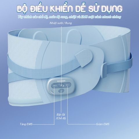 Đai Massage Lưng EMS Nikio NK-253 - Công Nghệ Xung Điện Thông Minh, Nhiều Chế Độ, Giảm Đau Lưng, Thoải Mái Tại Nhà