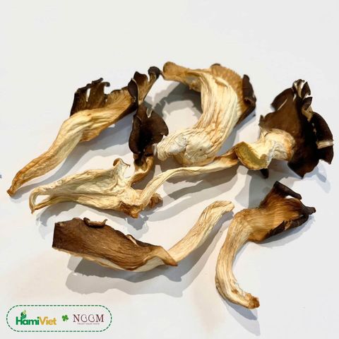 Nấm Bào Ngư Noom Khô 100% - Thực Phẩm Chay Tự Nhiên, Vị Umami Vượt Trội, Thay Thế Thịt Trong Món Ăn - Hữu Cơ Việt Nam