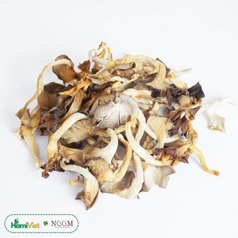 Nấm Bào Ngư Noom Khô 100% - Thực Phẩm Chay Tự Nhiên, Vị Umami Vượt Trội, Thay Thế Thịt Trong Món Ăn - Hữu Cơ Việt Nam