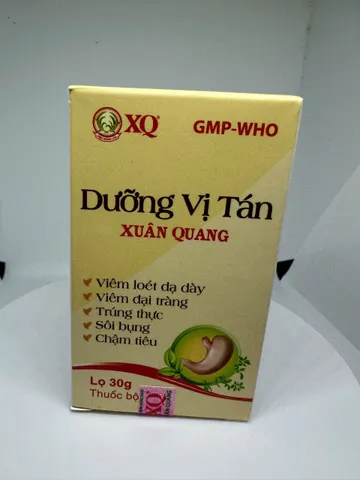 Dưỡng Vị Tán Xuân Quang 30g - Thực Phẩm Chức Năng Giảm Đau Viêm Loét Dạ Dày, Hỗ Trợ Tiêu Hóa Hiệu Quả