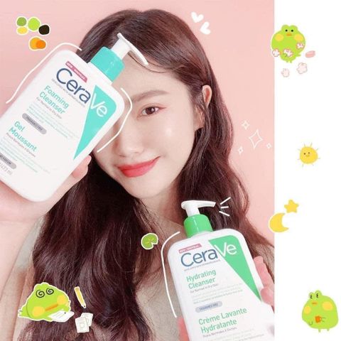Sữa Rửa Mặt CeraVe Foaming Cleanser 236ml Cho Da Dầu - Gel Moussant Làm Sạch, Dưỡng Ẩm, Nguyên Liệu Tự Nhiên Chính Hãng