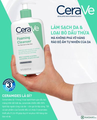 Sữa Rửa Mặt CeraVe Hydrating Cleanser 473ml - Sạch Sâu, Cấp Ẩm Đặc Biệt Cho Da Thường và Da Khô, Chính Hãng, Dưỡng Ẩm Mềm Mại