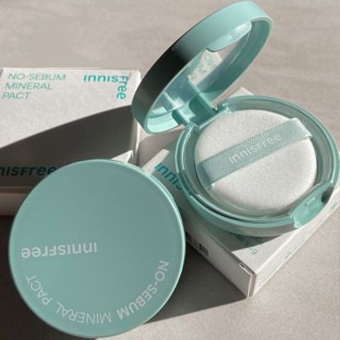 Phấn bột Innisfree No Sebum Mineral Powder 5g - Kiềm Dầu, Làm Mờ Lỗ Chân Lông, Phấn Trang Điểm Cho Da Dầu Và Hỗn Hợp Chính Hãng