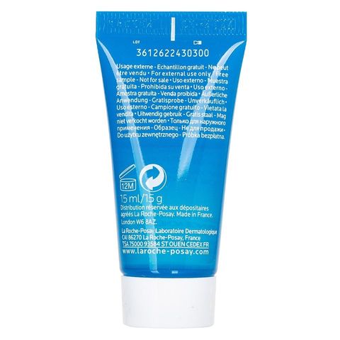 Sữa Rửa Mặt La Roche-Posay Effaclar 15ml - Gel Dịu Nhẹ Chống Mụn Cho Da Dầu Nhạy Cảm, Làm Sạch Sâu Lỗ Chân Lông