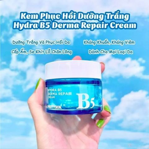 Kem Dưỡng Ẩm Prettyskin Hydra B5 Derma Repair Cream 52ml – Phục Hồi Da Nhạy Cảm, Cấp Nước & Làm Sáng Da Chính Hãng