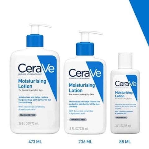 Sữa Dưỡng Ẩm CeraVe Moisturising Lotion 236ml - Dành Cho Da Thường, Da Khô và Rất Khô - Chăm Sóc Da Cao Cấp Chính Hãng