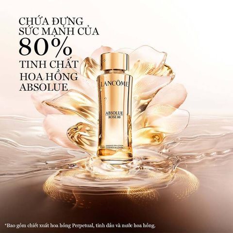 Nước Cân Bằng Dưỡng Ẩm Lancôme Absolue Rose 80 - Sản Phẩm Chăm Sóc Da Cao Cấp Từ Hoa Hồng, Dưỡng Ẩm và Ngăn Ngừa Lão Hóa