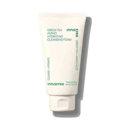 Sữa Rửa Mặt Innisfree Trà Xanh - Green Tea Cleansing Foam Cho Da Sáng Khỏe, Dịu Nhẹ, Chính Hãng, Thích Hợp Mọi Loại Da