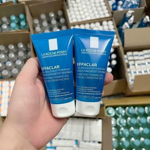 Sữa Rửa Mặt La Roche-Posay Effaclar 15ml - Gel Rửa Mặt Dịu Nhẹ Cho Da Dầu Nhạy Cảm, Làm Sạch Lỗ Chân Lông, Ngừa Mụn Chính Hãng 565492