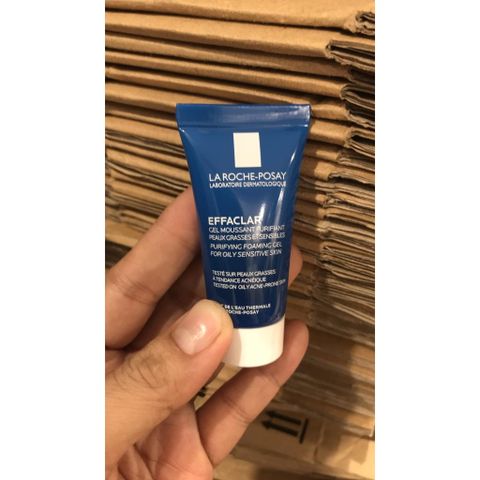Sữa Rửa Mặt La Roche-Posay Effaclar 15ml - Gel Rửa Mặt Dịu Nhẹ Cho Da Dầu Nhạy Cảm, Làm Sạch Lỗ Chân Lông, Ngừa Mụn Chính Hãng 565492