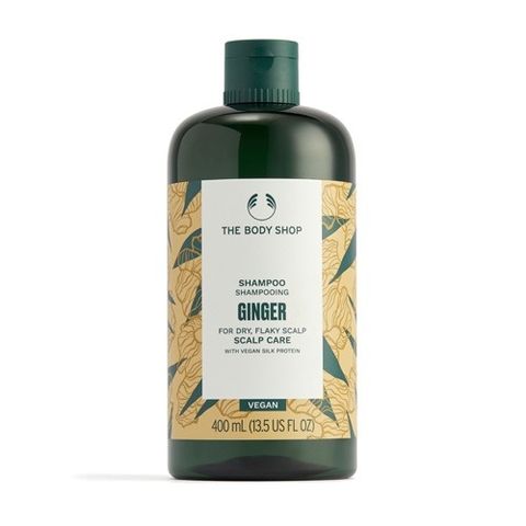 Dầu Gội Gừng The Body Shop 400ml - Hỗ Trợ Mọc Tóc, Làm Sạch Gàu, Dưỡng Ẩm Cho Da Đầu Nhạy Cảm, Hương Gừng Tự Nhiên