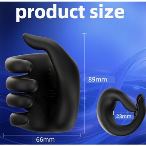 Máy Massage Lòng Bàn Tay Rung ALIFACO - 10 Chế Độ Rung, Chất Liệu ABS và Silicon Y Tế, Sạc USB, Giảm Căng Thẳng, Thư Giãn Sức Khỏe chính hãng