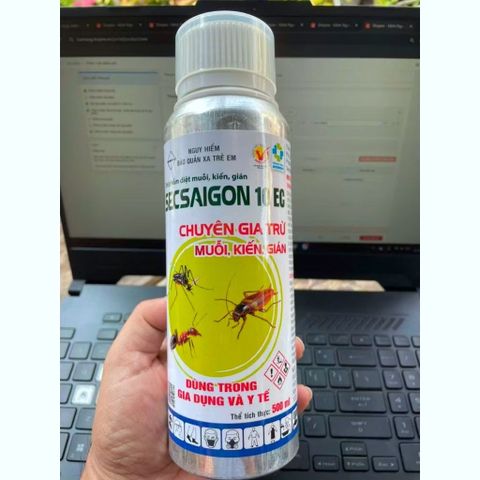 SECSAIGON 10SC Chai Nhôm 1 Lít Diệt Muỗi, Gián, Kiến và Côn Trùng Khác Hiệu Quả Cao - GIẢI PHÁP  CHO MỌI GIA ĐÌNH