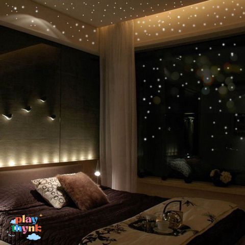 Đèn LED Dán Tường 200 Ngôi Sao Dạ Quang - Chiếu Sáng Đêm Tối, Trang Trí Phòng Ngủ Trẻ Em, Sáng Tạo Không Gian Chuyên Nghiệp