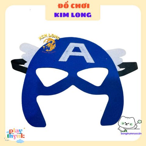 Khẩu Trang Vải Siêu Anh Hùng Iron Man, Captain America, Hulk - Mặt Nạ Halloween Chất Liệu Mềm, Phụ Kiện Hóa Trang Thú Vị