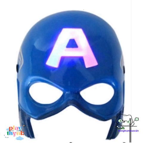 Khẩu Trang Phát Sáng Siêu Nhân Avengers - Mặt Nạ Độc Đáo Dành Cho Trẻ Em và Người Lớn, An Toàn Và Thú Vị