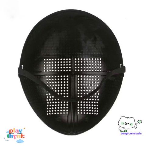 Mặt Nạ Gác Cổng Squid Game - Phụ Kiện Hóa Trang Halloween Cho Nam Nữ, Cosplay Siêu Đẳng Thảo Mộc Trò Chơi Con Mực