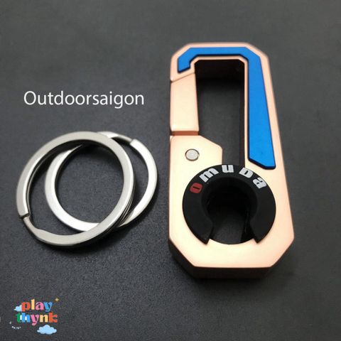Móc Khóa OMUDA 3749-1 Cao Cấp Mạ Vàng - Thiết Kế Độc Đáo, Chắc Chắn, Quà Tặng Ý Nghĩa cho Người Yêu Thích Phụ Kiện Thời Trang
