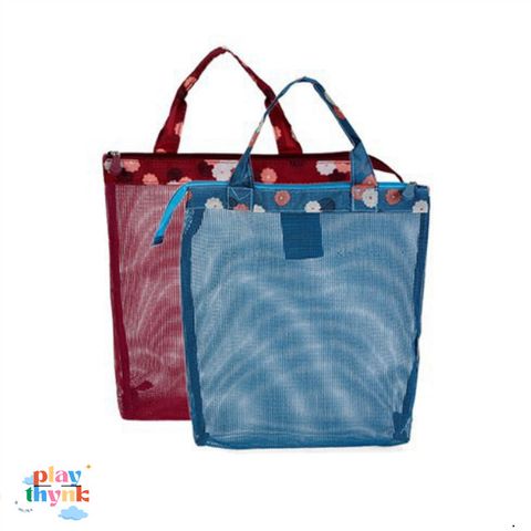 Túi Lưới Du Lịch Biển Tiện Lợi - Thiết Kế Nhỏ Gọn, Thời Trang, Chất Liệu Cao Cấp, Dễ Quan Sát Đồ Đạc, Phù Hợp Đi Nghỉ Mát