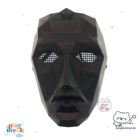 Mặt Nạ Quản Trị Viên Squid Game - Phụ Kiện Halloween Độc Đáo Cho Tiệc Hóa Trang và Cosplay