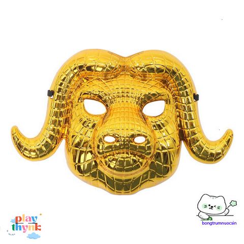 Mặt Nạ Squid Game Vàng - Đẳng Cấp Halloween Phụ Kiện Thời Trang Cosplay Trò Chơi Con Mực, Chất Liệu An Toàn, Giao Hàng Nhanh