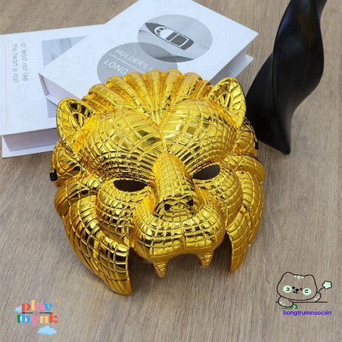 Mặt Nạ Squid Game Vàng - Đẳng Cấp Halloween Phụ Kiện Thời Trang Cosplay Trò Chơi Con Mực, Chất Liệu An Toàn, Giao Hàng Nhanh