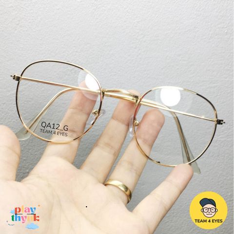Gọng kính cận tròn siêu nhẹ unisex - Kính bảo vệ mắt UV thời trang, phong cách trẻ trung, đủ mọi lứa tuổi, khuyến mãi miễn phí ship nội thành.