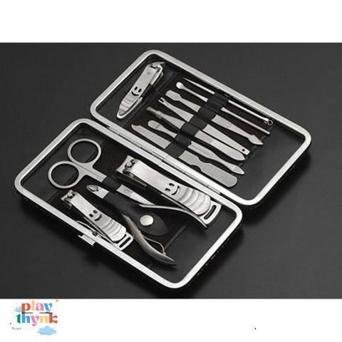 Bộ Dụng Cụ Làm Móng Tay & Móng Chân 12 Món Rgoood - Chất liệu Thép Không Gỉ, Hộp Sang Trọng, Tiện Dụng Tại Nhà