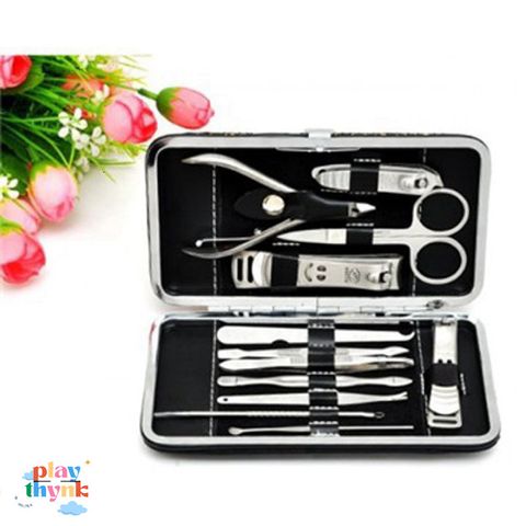 Bộ Dụng Cụ Làm Móng Tay & Móng Chân 12 Món Rgoood - Chất liệu Thép Không Gỉ, Hộp Sang Trọng, Tiện Dụng Tại Nhà