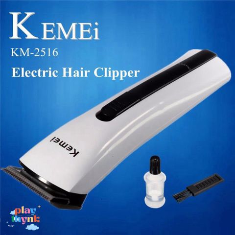 Tông Đơ Cắt Tóc Kemei KM-2516 - Thiết Kế Nhỏ Gọn, An Toàn Cho Trẻ Nhỏ, Sạc Dễ Dàng, Thời Gian Sử Dụng 120 Phút